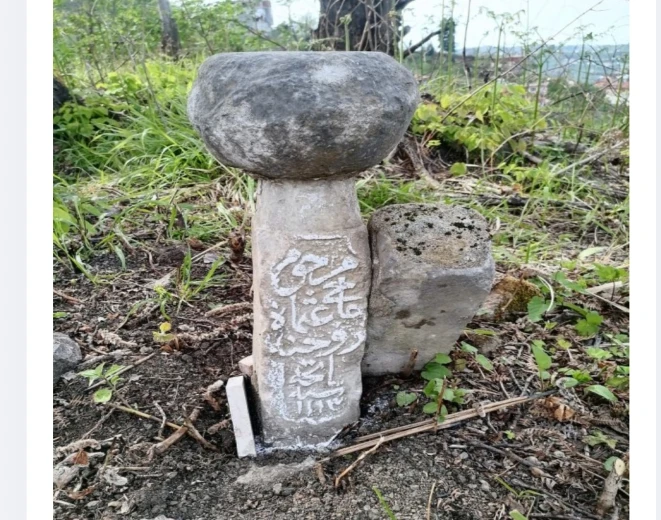 Araklı'da Tarihi Asker Mezarı Keşif Edildi