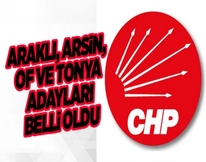 CHP Araklı Belediye Başkan adayını açıkladı