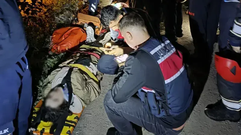 Araklı’da Feci Kaza! Araç 200 Metrelik Uçuruma Yuvarlandı