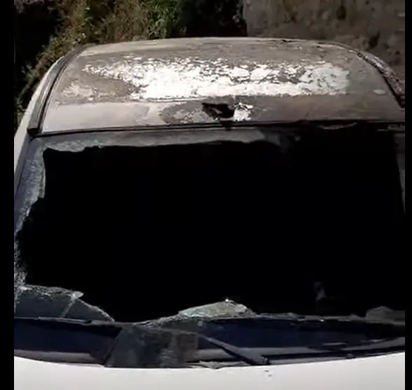 Araklı'da Fırtına Konağı’nın Önünde Araç Kundaklandı