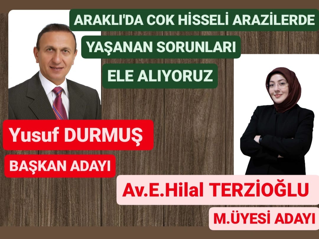 Araklı'da Çok hisseli Arazilerde Yaşanan Sorunlar