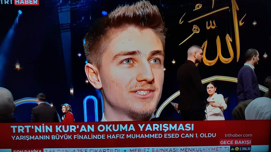 Arsinli Hafiz Türkiye'nin En güzel Kuran-ı Kerim okuma 1.si oldu