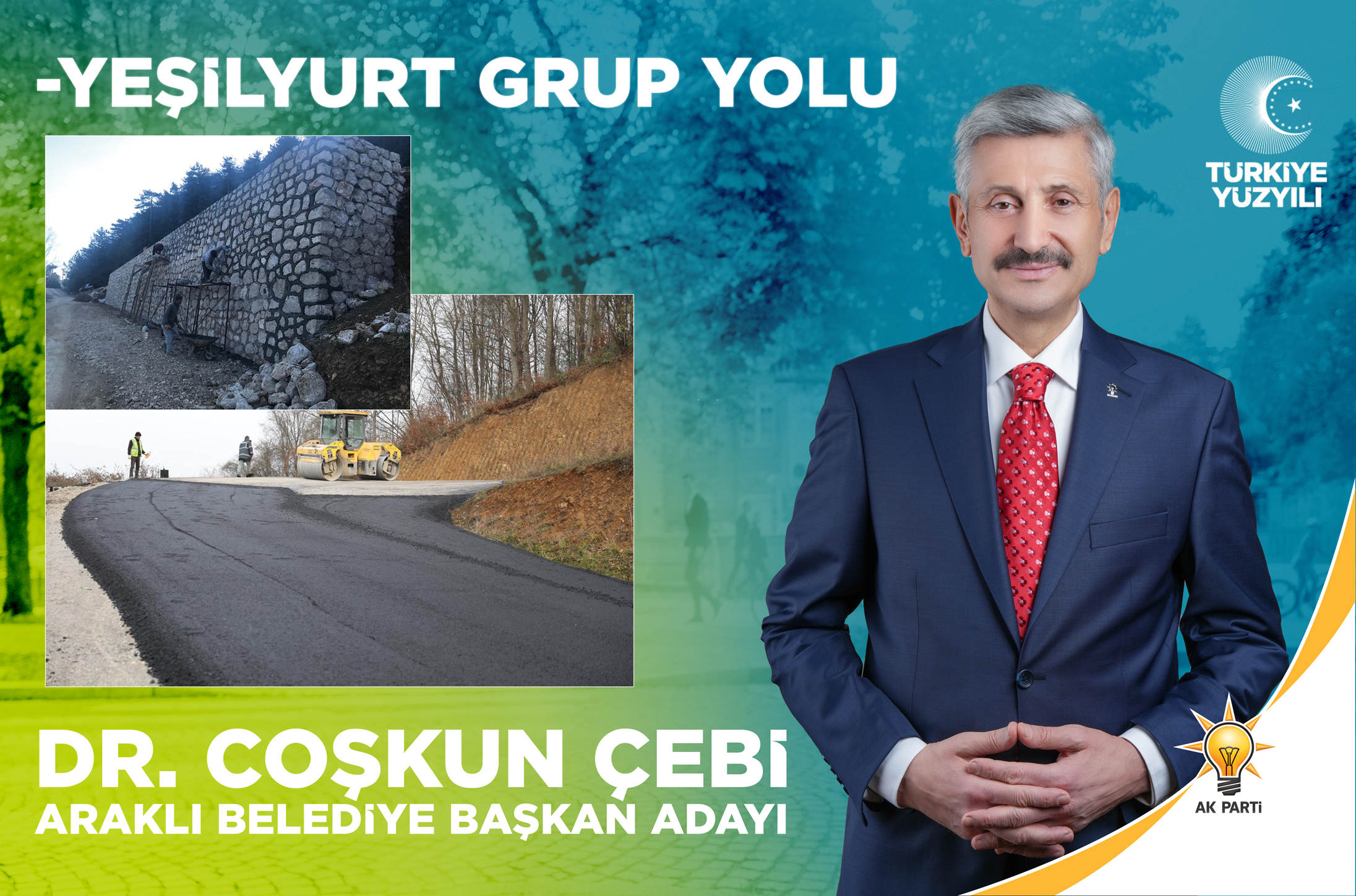 Yeşilyurt Gurup Yolunu Coşkun Çebi bitirecek